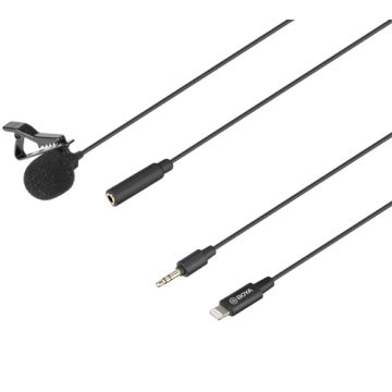 Boya BY-M2 Clip-on Lavalier Microphone for iOS Devices