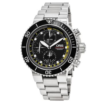 Oris Aquis Depth Gauge Chronograph Men's Watch 77477084154MB