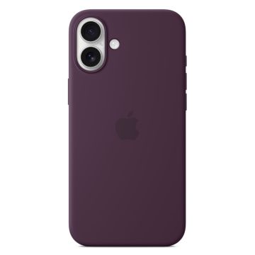 Apple iPhone 16 Plus Silicone Case with MagSafe Plum MYYD3