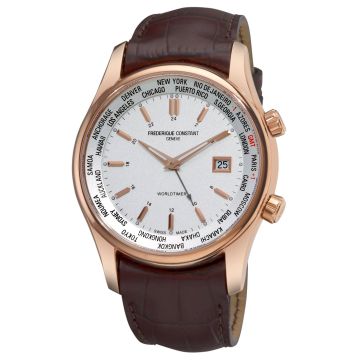 Frederique Constant Classics Index Worldtimer Quartz Men's Watch FC-255V6B4