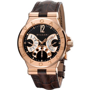 Bulgari Diagono Retrograde Day Date Moonphase Men's Watch 102026