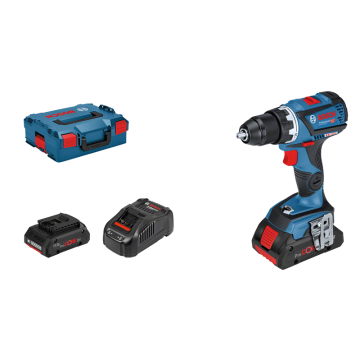 Bosch GSR 18V-60C, 2x4.0Ah ProCORE18V, 1880CV L-Boxx (06019G1108)