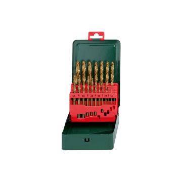 Metabo HSS-TIN Twist Drills (19 pcs.), 1-10mm (627156000)