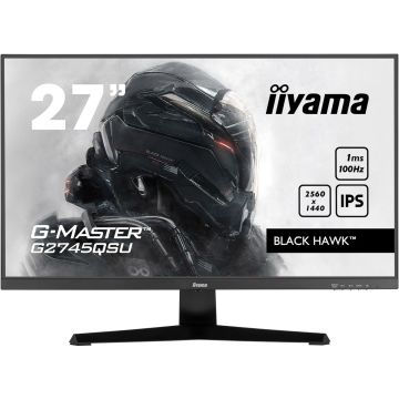 iiyama G-Master Black Hawk G2745QSU-B1 27-Inch IPS LED 2560x1440 100Hz 1ms FreeSync Black