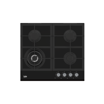 Beko HILW64235S Gas Hob 4 Zones Black (HILW64235S)