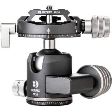 Benro GX25 Low Profile Ballhead PU56 Plate