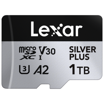 Lexar microSDXC Silver Plus 1066x UHS-I/U3/A2/4K R205/W150 (V30) 1TB (LMSSIPL001T-BNANG)