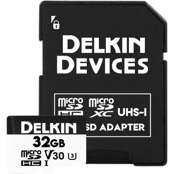 Delkin Devices Trail Cam Hyperspeed microSDHC 32GB Class 10 U3 V30 R100/W75 (DDMSDAHS32GB)