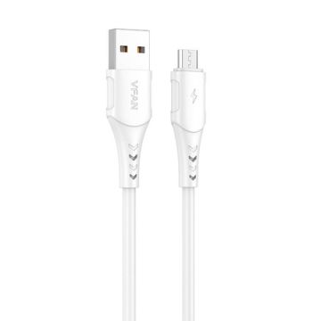 VFAN Colorful X12 USB to Micro USB cable 3A 1m White (X12MK)