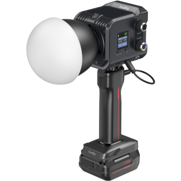 SmallRig 5383 RC 100C COB LED Video Light Kit Ink Blue / With Battery Grip Handle