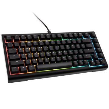 Ducky Tinker 75 Gaming Keyboard, RGB, black - MX-Blue (ANSI) (PKTI2383AST-CCUSPDOECLAAW1)