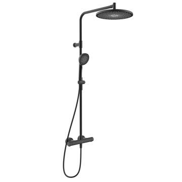Oras Aurelia Lietus Dušas Sistēma Matēts Melns (4792-33)