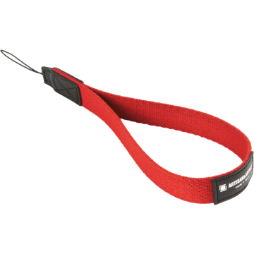 Artisan & Artist ACAM-296 Wrist Cloth Strap thin paracord (with Loop) Red