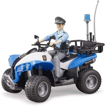 Bruder Quad With Policeman and Accessories (63010)