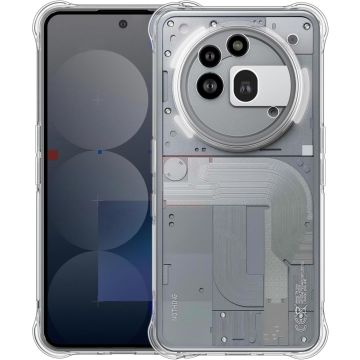 Foluu Transparent Case for Nothing Phone (3a) Pro Case - Thin TPU Silicone Protective Case Scratch-Resistant with Reinforced Corners