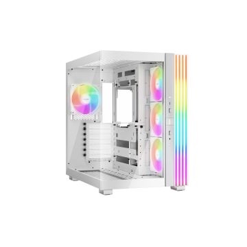 be quiet! Light Base 600 LX Midi-Tower, Tempered Glass, ARGB - White (BGW68)