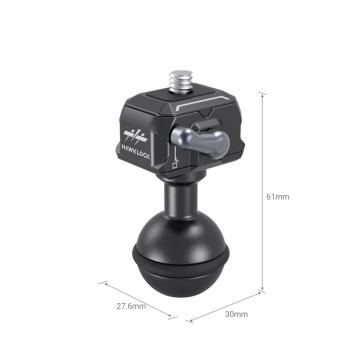 SmallRig Drop-in HawkLock mini Quick Release 1/4-20 Ball Head 3600