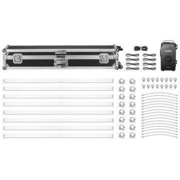 Godox Pixel Tube Kit TP4R-K8 Knowled RGBWW Tube Light 8x 120 cm