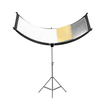 Caruba Curved Face Reflector Pro Kit 180cm x 65cm (incl extended-set) (8718485020490)
