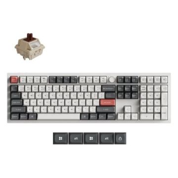 Keychron Q6 Ultra Wireless Keyboard White (Q6U-P3)