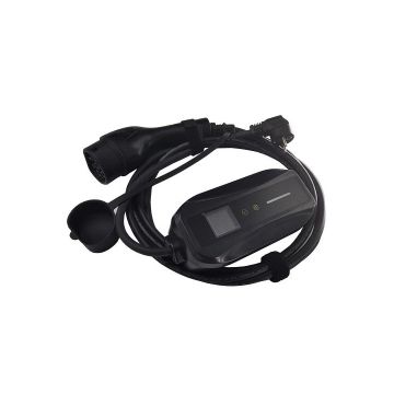 Electric Car Charger Type 2 - Schuko (220V), 6-16A, 3.5kW, 1-phase, 5m (EV200757)