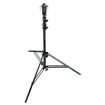 Manfrotto 10.6' Black Chrome Plated Steel Senior Stand With Leveling Leg (007BSU)