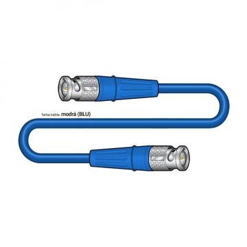 Canare L-4.5CHWS flexible 4K UHD, 12G-SDI cable, BNC-BNC 15m, BLU CV-45W-M/M-BLU-15