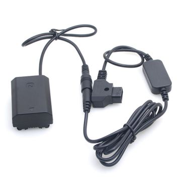 Caruba Sony NP-FZ100 Full Decoding Dummy Battery + D-TAP (Straight Cable)