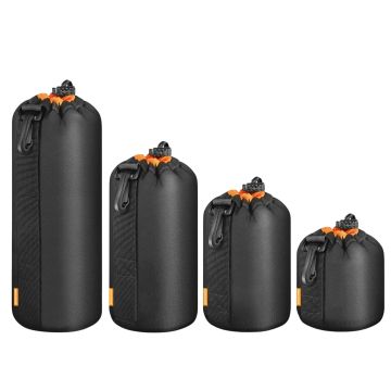 NEEWER 4 Sizes Camera Lens Pouch Bag Orange 10101890