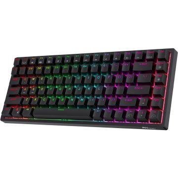 Royal Kludge RK84 TKL black wireless mechanical Keyboard | 75%, Hot-swap, Blue Switches, US