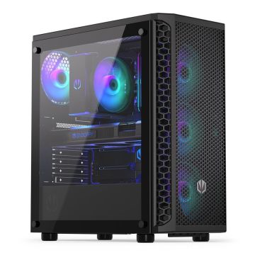 Endorfy Signum 300 ARGB Midi Tower Case ATX MicroATX MiniITX Black (EY2A006)
