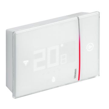 BTicino, Connected Thermostat, WiFi Interface, Booster Function, Programmable Temperature Control, Integration of Radiator Valves, XW8002W, White