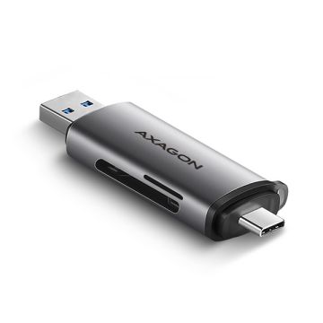 Axagon CRE-SAC USB Card Reader SD/microSD, USB