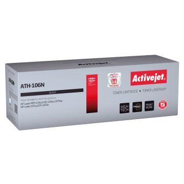 Activejet ATH-106N toner for HP printer HP 106A W1106A replacement Supreme 1000 pages black