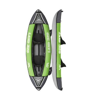 Aqua Marina Laxo-320 Leisure Kayak-2 person. Inflatable deck. Kayak paddle set included. (LA-320)