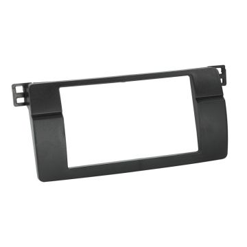 2-DIN pārejas rāmītis BMW 3 (E46) melna, centrēta uzstādīšana