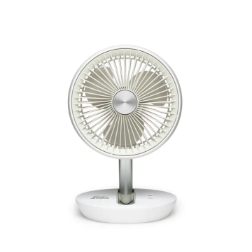 Solis Charge / Go Fan White Type 7586 (Compact, rechargeable mini fan for perfect refreshment on the go.)