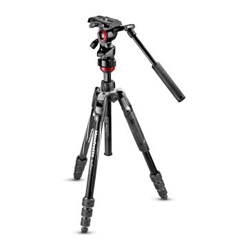 Manfrotto Befree Live Aluminium Tripod Twist, Video Head (MVKBFRT-LIVE)