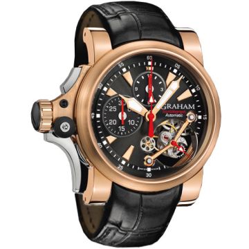 Graham Tourbillograph Trigger Men's Watch 2TTAR.B03A.C86B