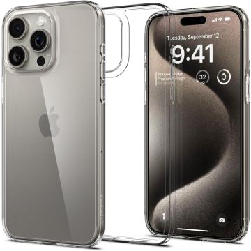 Spigen Air Skin Hybrid, crystal clear - iPhone 15 Pro Max (ACS06554)