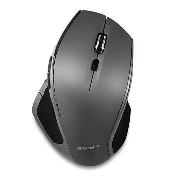Verbatim Wireless Mouse with Blue LED and 8 Buttons