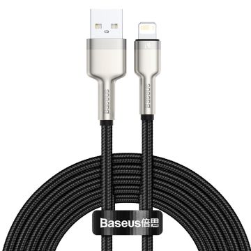 Baseus Cafule USB cable for Lightning 2.4A 2m Black (CALJK-B01)