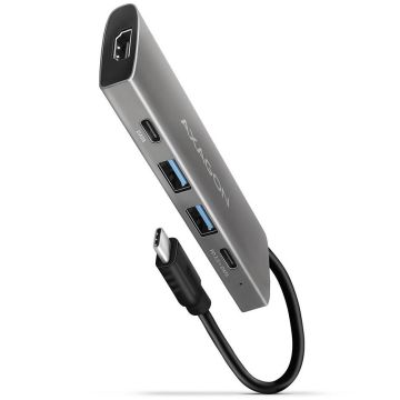 Axagon I/O Hub USB-C 5-in-1 0.2m HMC-5G2 (HMC-5G2)