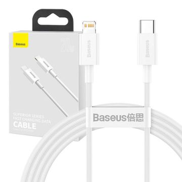 Baseus Superior Series cable USB-C to Lightning 20W PD 1.5m White (CATLYS-B02)