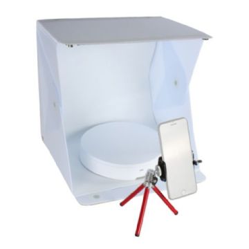 Orangemonkie Mini Turntable Foldio360 With LED Photo Tent And Tripod