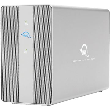 OWC Mercury Elite Pro Dual with 3-Port USB Hub Storage Solution 40TB OWCMEDCH7T40