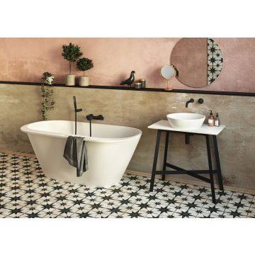 Deco Rim Vanna Balta Silkstone (Bez Dvieļa Turētāja) (VADERIS/00)