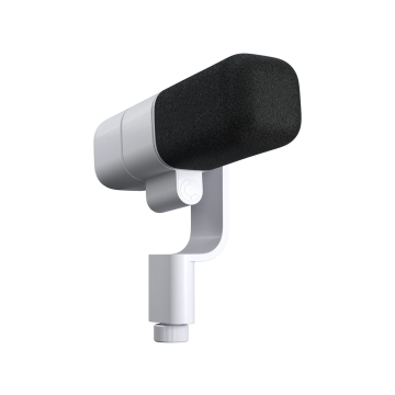 Logitech BLUE SONA White - Active Dynamic XLR Broadcast Microphone with ClearAmp