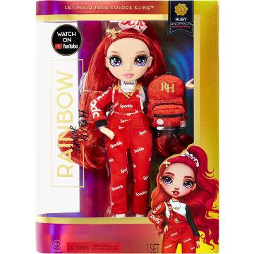 Rainbow High Junior High Fashion Doll - Ruby Anderson (Red)