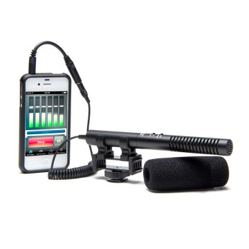 Azden SGM-990+i Zoom Shotgun Microphone for Cameras and Mobile Devices